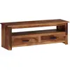 vidaXL Meuble TV 118x30x40 cm Bois massif