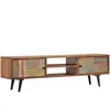 Vidaxl - Meuble tv 140x30x40 cm Bois solide d'acacia n/a