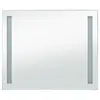 vidaXL Miroir mural à LED pour salle de bains 80x60 cm