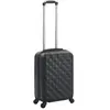 vidaXL Valise rigide Noir ABS