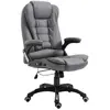 vidaXL Chaise de bureau Anthracite Similicuir