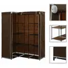 vidaXL Garde-robe d'angle Marron 130x87x169 cm
