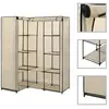 vidaXL Garde-robe d'angle Crème 130 x 87 x 169 cm