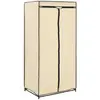 vidaXL Garde-robe Crème 75x50x160 cm