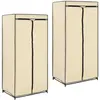 vidaXL 2 pcs Garde-robes Crème 75x50x160 cm