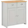 vidaXL Buffet Gris 79x35x81 cm