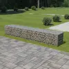 vidaXL Mur en gabion avec couvercles Acier galvanisé 300 x 50 x 50 cm