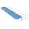 vidaXL Matelas 90 x 200 cm Mousse à mémoire de forme Visco 18 cm