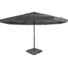 vidaXL - Parasol - met - draagbare - voet - antracietkleurig
