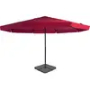vidaXL Vidaxl Parasol De Jardin Avec Base Portable Rouge