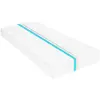 vidaXL Matelas 90x200 cm 7 zones Mousse PU 16 cm H2 H3