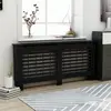 vidaXL Cache-radiateur noir 172x19x81,5 cm MDF