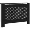 vidaXL Cache-radiateur noir 112x19x81,5 cm MDF