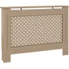 vidaXL Cache-radiateur 112x19x81,5 cm MDF