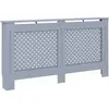 vidaXL Cache-radiateur anthracite 152x19x81,5 cm MDF