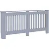 vidaXL Cache-radiateur anthracite 172x19x81,5 cm MDF