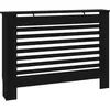 vidaXL Cache-radiateur noir 112x19x81,5 cm MDF