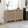 vidaXL Cache-radiateur 152x19x81,5 cm MDF