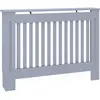 vidaXL Cache-radiateur anthracite 112x19x81,5 cm MDF