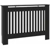 vidaXL Cache-radiateur noir 112x19x81,5 cm MDF