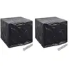 vidaXL Housse de réservoir d'eau de jardin 2pcs 8 oeillet 116x100x120cm