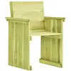 vidaXL Vidaxl Chaise De Jardin Bois De Pin Imprégné