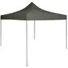 vidaXL Tente réception pliable professionnelle 2x2 m Acier Anthracite