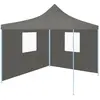 vidaXL Tente de réception pliable avec 2 parois 2x2 m Acier Anthracite