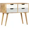 vidaXL Buffet 85 x 40 x 71 cm Bois de manguier massif