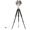 vidaXL Lampadaire à trépied Bois de manguier massif 165 cm
