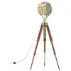vidaXL Lampadaire à trépied bois de manguier massif 165 cm