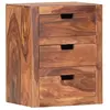 vidaXL Table de chevet 40x30x50 cm Bois massif