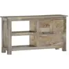 vidaXL Meuble TV 100x30x55 cm Bois de manguier massif