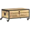 vidaXL Table basse 70x50x33 cm Bois de manguier massif