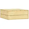 vidaXL Table de jardin 75x75x31 cm Bois de pin imprégné