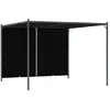 vidaXL Pergola de jardin avec toit rétractable 3x3 m Anthracite