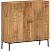 vidaXL Buffet 75 x 30 x 75 cm Bois de manguier massif