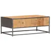 vidaXL Table basse 90 x 50 x 35 cm Bois de récupération massif