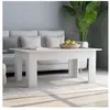 vidaXL Table basse Blanc 100x60x42 cm Bois d'ingénierie