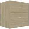 vidaXL Table de chevet Chêne sonoma 40 x 30 x 40 cm Aggloméré
