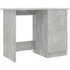vidaXL Bureau Gris béton 100 x 50 x 76 cm Aggloméré