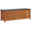 vidaXL Boîte de rangement de jardin 150x50x55 cm Eucalyptus solide