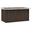 vidaXL Boîte de rangement de jardin Marron 129x67x65 cm
