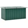 vidaXL Boîte de rangement de jardin Vert 129x67x65 cm