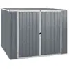 vidaXL Abri de jardin Gris 195x198x159 cm Acier galvanisé
