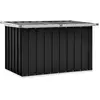 vidaXL Boîte de rangement de jardin Anthracite 109x67x65 cm