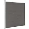vidaXL Clôture de jardin WPC 175x186 cm Gris