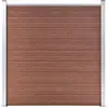 vidaXL Clôture de jardin WPC 180x186 cm Marron
