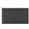 vidaXL Clôture de jardin WPC 175x105 cm Gris