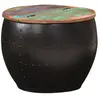 vidaXL Table basse 53x43 cm Bois de récupération massif